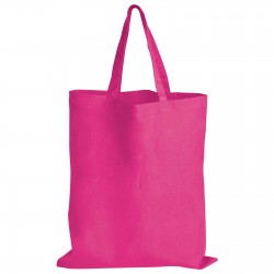 Fashion Tote Bags  - Coloured Cotton Short Handle Tote Bag