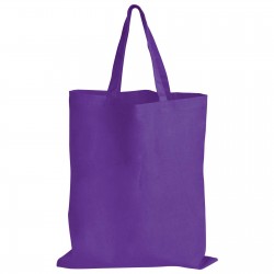 Fashion Tote Bags  - Coloured Cotton Short Handle Tote Bag