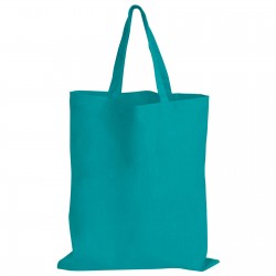 Fashion Tote Bags  - Coloured Cotton Short Handle Tote Bag