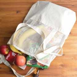 Fashion Tote Bags  - Scoot Calico / Mesh Tote Bag