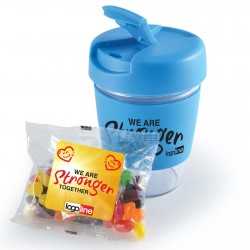 Reusable Coffee Cups - Plastic & Ceramic  - Kick Coffee Cup with Jelly Beans