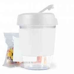 Reusable Coffee Cups - Plastic & Ceramic  - Kick Coffee Cup with Jelly Beans