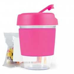 Reusable Coffee Cups - Plastic & Ceramic  - Kick Coffee Cup with Jelly Beans