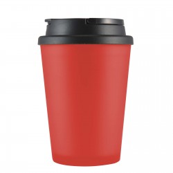 Reusable Coffee Cups - Plastic & Ceramic  - Aroma Coffee Cup / Handle Lid 350ml