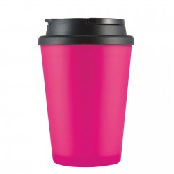 Reusable Coffee Cups - Plastic & Ceramic  - Aroma Coffee Cup / Handle Lid 350ml