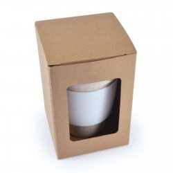 Reusable Coffee Cups - Plastic & Ceramic  - Kick Eco Coffee Cup / Silicone Band 320ml