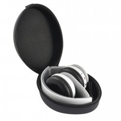 Wired & Bluetooth Headphones  - Hyper Bluetooth Headphones in EVA Zipper Case
