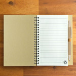 Promotional Journals &amp; Noteboooks - Savannah Notebook / Eco Matador Pen