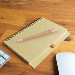 Promotional Journals & Noteboooks  - Savannah Notebook / Eco Matador Pen