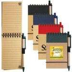 Spiral NoteBooks - Tradie Cardboard Notebook with Pen
