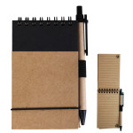 Spiral NoteBooks - Tradie Cardboard Notebook with Pen