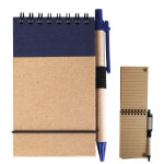 Spiral NoteBooks - Tradie Cardboard Notebook with Pen