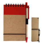 Spiral NoteBooks - Tradie Cardboard Notebook with Pen