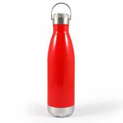 Drink Bottles - Metal  - Soda Vacuum Bottle with Hanger Lid 500ml