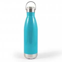 Drink Bottles - Metal  - Soda Vacuum Bottle with Hanger Lid 500ml