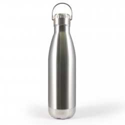 Drink Bottles - Metal  - Soda Vacuum Bottle with Hanger Lid 500ml