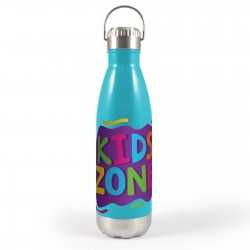 Drink Bottles - Metal  - Soda Vacuum Bottle with Hanger Lid 500ml
