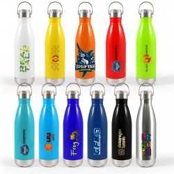 Drink Bottles - Metal  - Soda Bottle with Hanger Lid 700ml