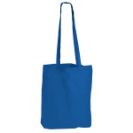Cotton &amp; Calico Tote Bags - Coloured Cotton Long Handle Bag