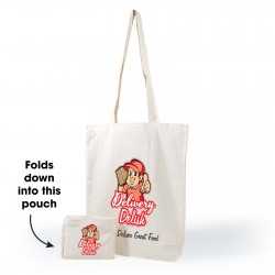 Cotton & Calico Tote Bags  - Urban Shopper Folding Calico Bag (LH)
