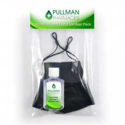 Face Masks  - Deluxe Face Mask / Hand Sanitiser Pack
