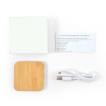 Phone &amp; Tablet Chargers - Arc Square Bamboo Wireless Charger