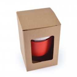 Reusable Coffee Cups - Glass  - Vienna Eco Coffee Cup / Silicone Band 320ml