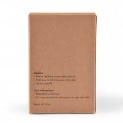 Reusable Coffee Cups - Glass  - Vienna Coffee Cup / Cork Band 320ml