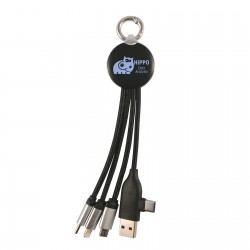 USB Hubs & Cables  - Kinetic Round Glow Cable