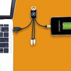 USB Hubs & Cables  - Kinetic Square Glow Cable
