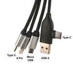 USB Hubs &amp; Cables - Kinetic Square Glow Cable