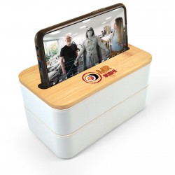 Homeware Products  - Stax Eco Lunch Box with Phone Holder Lid