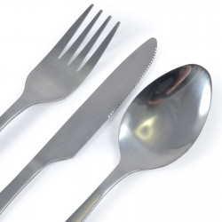 Homeware Products  - Banquet Stainless Steel Cutlery & Straw Set in Calico Pouch