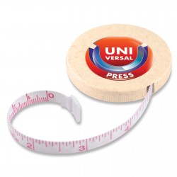Printed Tape Measures  - Tornado Wheat Fibre Tape Measure