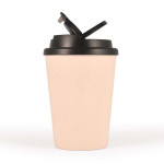 Reusable Coffee Cups - Plastic &amp; Ceramic - Aroma Eco Cup / Handle Lid 350ml