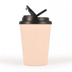 Reusable Coffee Cups - Plastic & Ceramic  - Aroma Eco Cup / Handle Lid 350ml