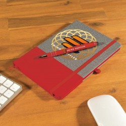 Promotional Journals & Noteboooks  - Venture Bondi Notebook A5 / Austin Pen