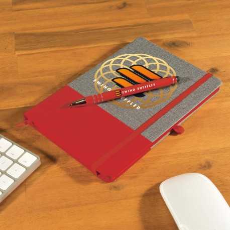 Promotional Journals & Noteboooks  - Venture Bondi Notebook A5 / Austin Pen