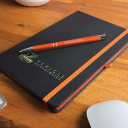 Promotional Journals & Noteboooks  - Venture Supreme Notebook A5 / Napier Pen