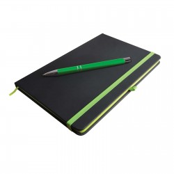 Promotional Journals & Noteboooks  - Venture Supreme Notebook A5 / Napier Pen