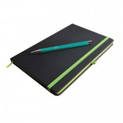 Promotional Journals & Noteboooks  - Venture Supreme Notebook A5 / Napier Pen