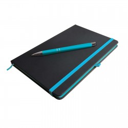 Promotional Journals & Noteboooks  - Venture Supreme Notebook A5 / Napier Pen