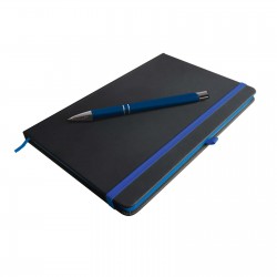 Promotional Journals & Noteboooks  - Venture Supreme Notebook A5 / Napier Pen