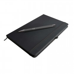 Promotional Journals & Noteboooks  - Venture Supreme Notebook A5 / Napier Pen