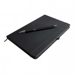 Promotional Journals & Noteboooks  - Venture Supreme Notebook A5 / Napier Pen