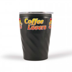 Reusable Coffee Cups - Metal  - Aztec Coffee Cup 300ml