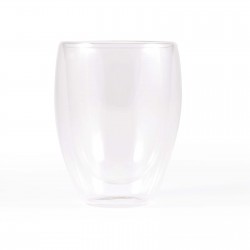 Reusable Coffee Cups - Glass  - Sierra Double Wall Glass Cup 350ml