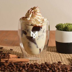 Reusable Coffee Cups - Glass  - Sierra Double Wall Glass Cup 350ml
