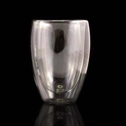 Reusable Coffee Cups - Glass  - Sierra Double Wall Glass Cup 350ml