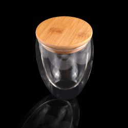 Reusable Coffee Cups - Glass  - Sierra Double Wall Glass Cup 350ml